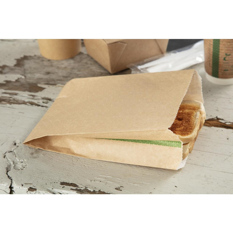 Vegware Compostable Therma Paper Hot Food Bags 292 x 127mm (Pack of 500)