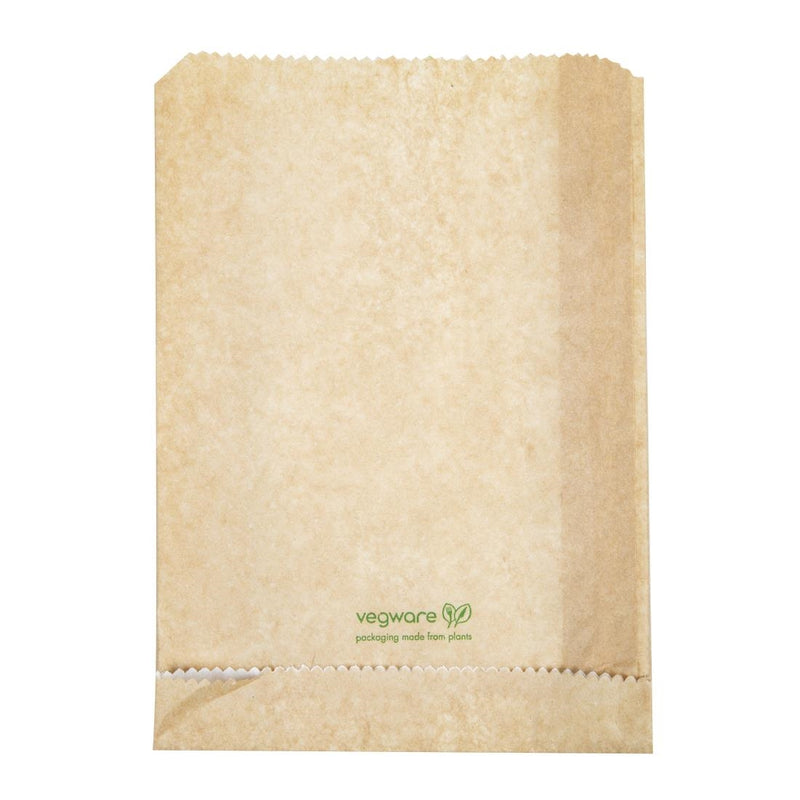 Vegware Compostable Therma Paper Hot Food Bags 229 x 165mm (Pack of 500)