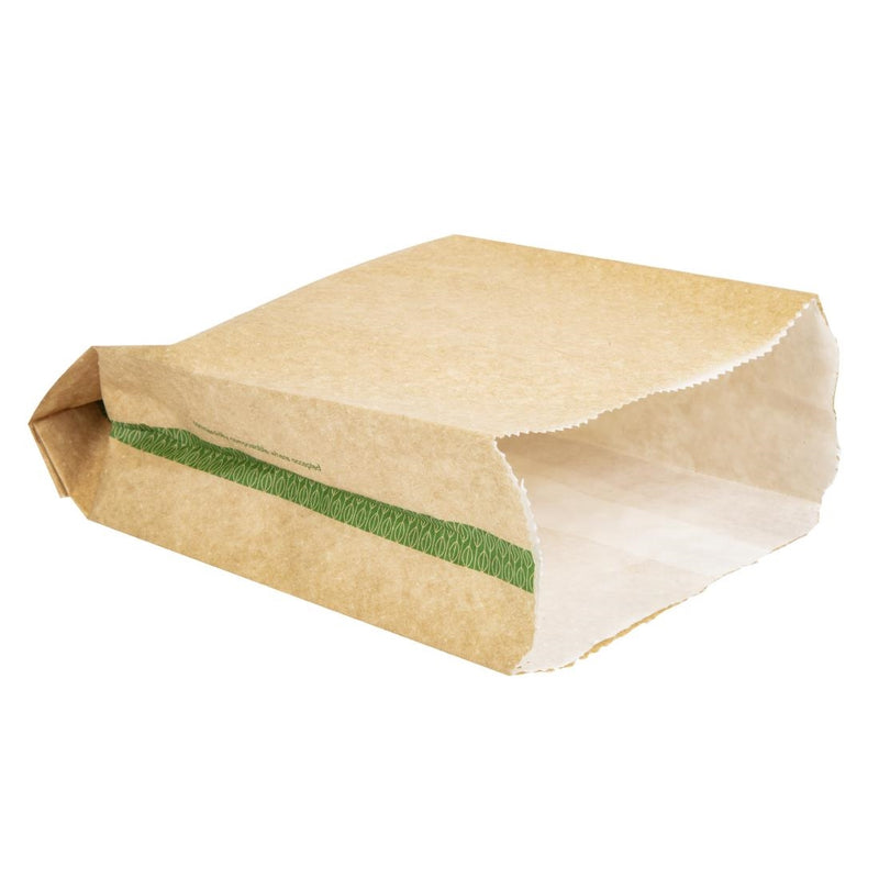 Vegware Compostable Therma Paper Hot Food Bags 229 x 165mm (Pack of 500)