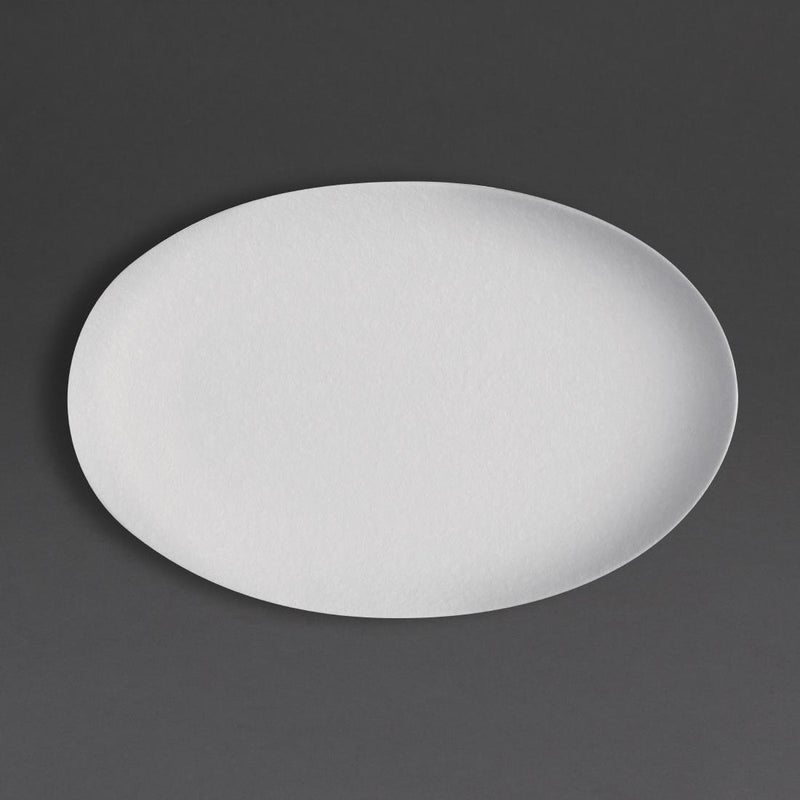 Olympia Salina Oval Plates 305mm (Pack of 4)