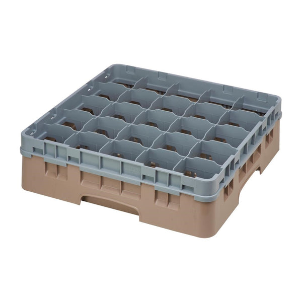 Cambro Camrack Beige 25 Compartments Max Glass Height 114mm