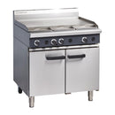 Cuisinière à gaz naturel Blue Seal Cobra avec plaque chauffante CR9A