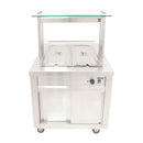Parry Hot Cupboard with Dry Bain Marie Top and Quartz Heated Gantry FS-HB2PACK