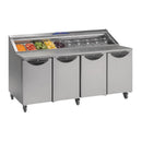 Williams Onyx 4 Door Refrigerated Prep Counter 835Ltr CPC4-SS