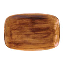 Churchill Stonecast Patina, längliche Teller, Vintage-Kupfer, 343 x 235 mm, 6 Stück