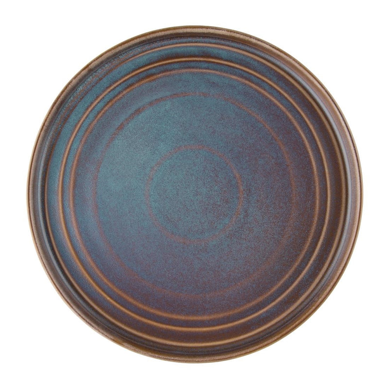 Olympia Cavolo Iridescent Flat Round Plate - 270mm (Box 4)