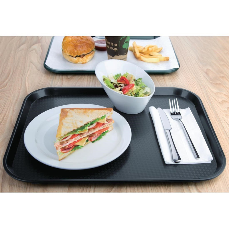 Olympia Kristallon Foodservice-Tablett, Anthrazit, 350 x 450 mm