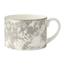 Royal Crown Derby Crushed Velvet Grey Charnwood-Becher, 220 ml, 6 Stück