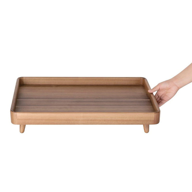 Olympia Acacia Standing Tray 1/1GN