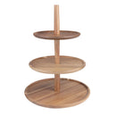 Olympia Acacia 3-Tier Stand 305(Ø) x 395(H)mm