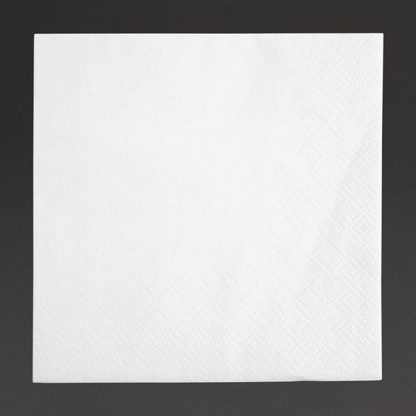 Fiesta Recyclable Cocktail Napkin White 24x24cm 2ply 1/4 Fold (Pack of 4000)