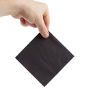 Fiesta Recyclable Cocktail Napkin Black 24x24cm 2ply 1/4 Fold (Pack of 4000)