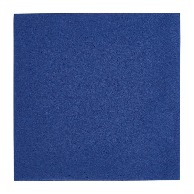 Fiesta Recycelbare Lunch-Serviette, Blau, 33 x 33 cm, 2-lagig, 1/4-Falz (2000 Stück)