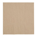 Fiesta Recyclable Recycled Lunch Napkin Kraft 33x33cm 2ply 1/4 Fold (Pack of 2000)
