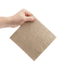 Fiesta Recyclable Recycled Lunch Napkin Kraft 33x33cm 2ply 1/4 Fold (Pack of 2000)