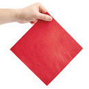 Fiesta Recyclable Dinner Napkin Red 40x40cm 2ply 1/4 Fold (Pack of 2000)