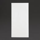 Fiesta Recycelbare Dinner-Servietten, Weiß, 40 x 40 cm, 2-lagig, 1/8-Falz (2000 Stück)