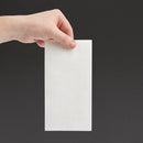 Fiesta Recycelbare Dinner-Serviette, Weiß, 40 x 40 cm, 3-lagig, 1/8-Falz (1000 Stück)