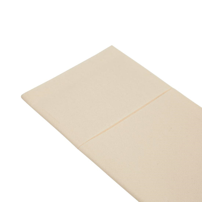 Fiesta Recyclable Premium Tablin Dinner Napkin Cream 48x40cm Airlaid Pocket Fold (Pk 400)