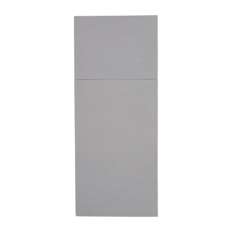 Fiesta Recyclebare Premium Tablin Dinner-Servietten, Grau, 48 x 40 cm, Airlaid-Taschenfaltung (400 Stück)