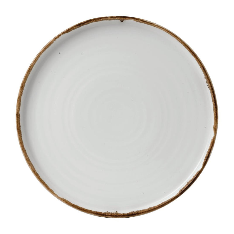 Dudson Harvest Natural Walled Plate 260mm (Pack of 6)