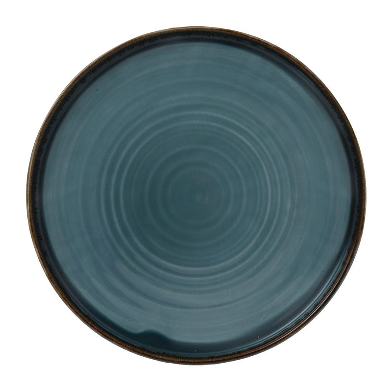 Dudson Harvest Blue Walled Plate 260mm (Pack of 6)