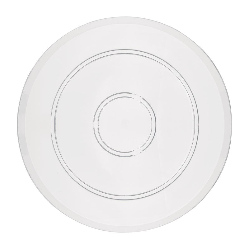 Olympia Kristallon Polycarbonate Display Plate Clear 282(Ø)mm