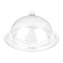 Olympia Kristallon Polycarbonate Display Plate Clear 345(Ø)mm