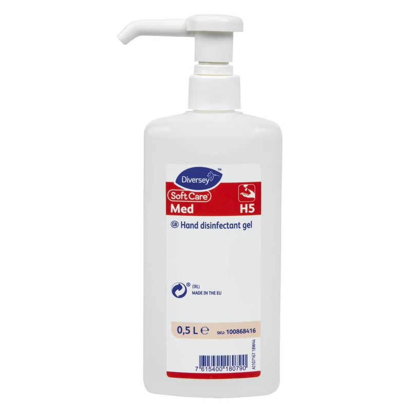 Diversey SoftCare H5 Alkohol Händedesinfektionsgel 500 ml (Einzelpackung)