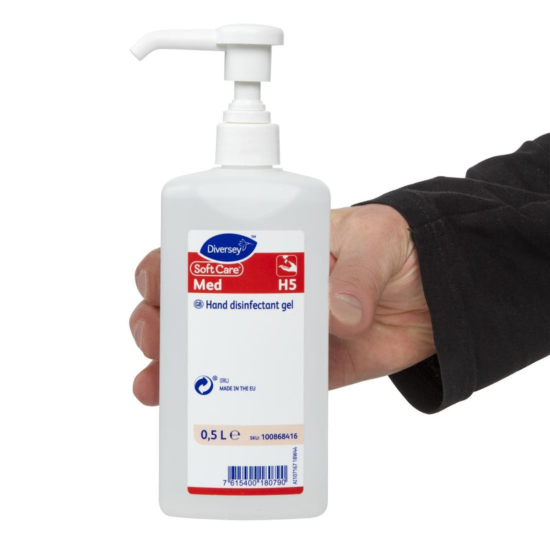 Diversey SoftCare H5 Alkohol Händedesinfektionsgel 500 ml (Einzelpackung)