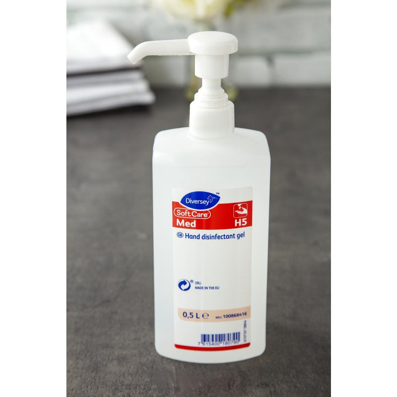 Diversey SoftCare H5 Alkohol Händedesinfektionsgel 500 ml (Einzelpackung)