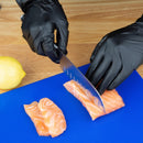 Hygiplas Vinyl Black Powder Free Glove M - pack 100