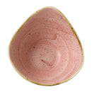 Stonecast Petal Pink Triangle Bowl 9oz (Pack of 12)