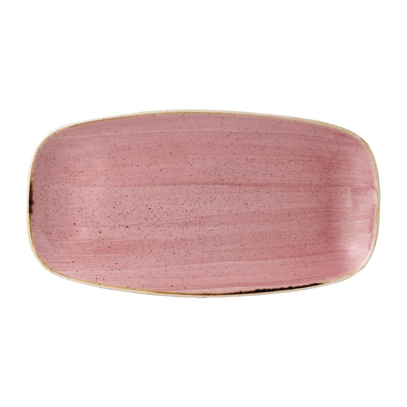 Stonecast Petal Pink Chefs' Oblong Plate No. 4 13 7/8 x 7 3/8 " (Box 6)