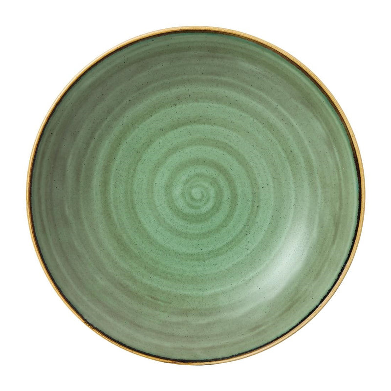 Stonecast Samphire Green Coupe Bowl 12 " 84.5oz (Box 6)