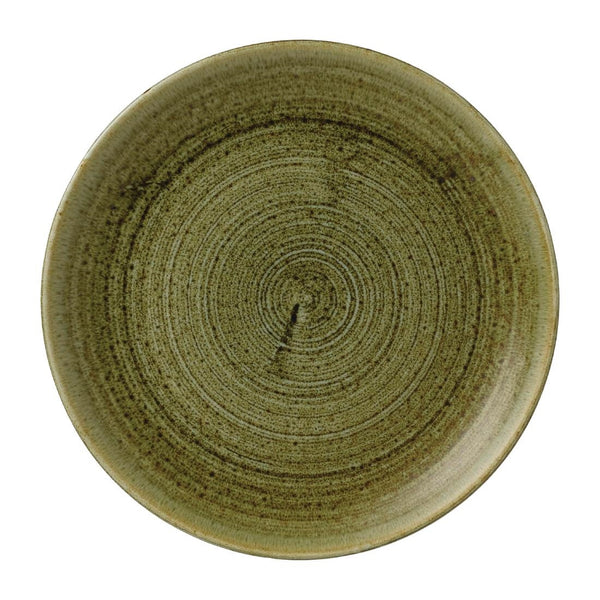 Stonecast Plume Olive Coupe Plate 8 2/3 " (Pack of 12)
