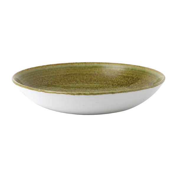Stonecast Plume Olive Coupe Bowl 40oz (Pack of 12)