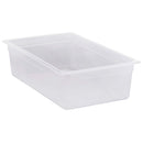 Cambro 150 mm tiefe 1/1 durchscheinende GN-Pfanne aus Polypropylen 