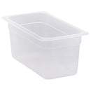 Cambro 150 mm tiefe 1/3 durchscheinende GN-Pfanne aus Polypropylen 