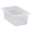 Cambro 100mm Deep 1/4 Translucent Polypropylene GN Pan