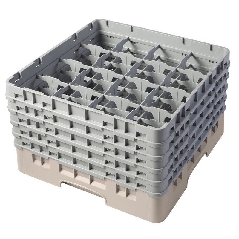 H257mm Beige 16 Compartment Camrack