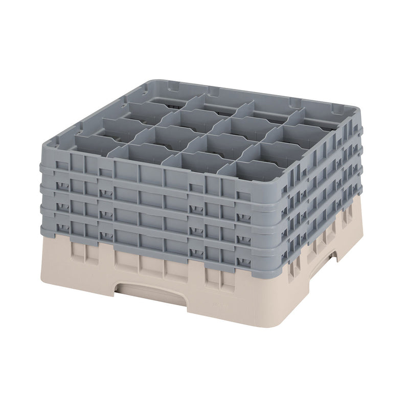 H238mm Beige 16 Compartment Camrack