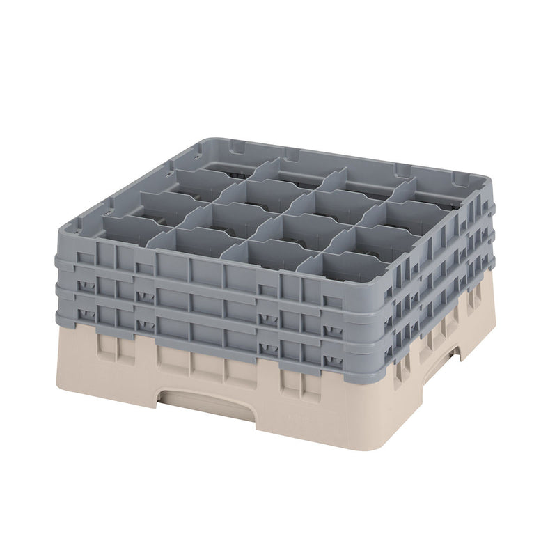 H196mm Beige 16 Compartment Camrack