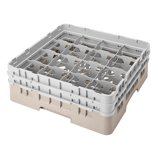 H133mm Beige 16 Compartment Camrack