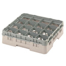 H114 mm Beige Camrack mit 16 Fächern