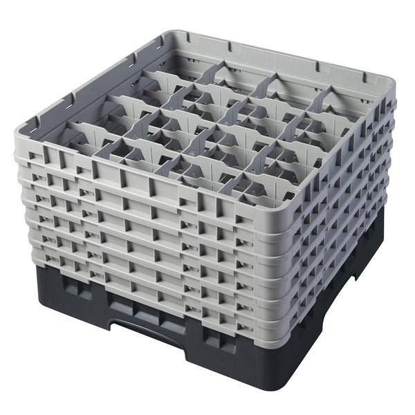 H298mm Black 16 Compartment Camrack