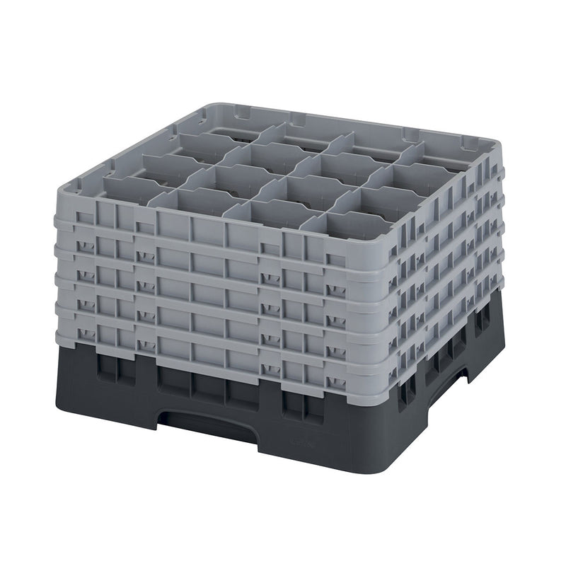 H279mm Black 16 Compartment Camrack