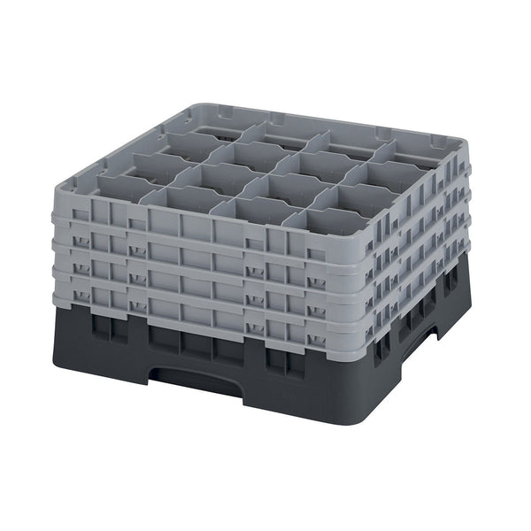 H238mm Black 16 Compartment Camrack