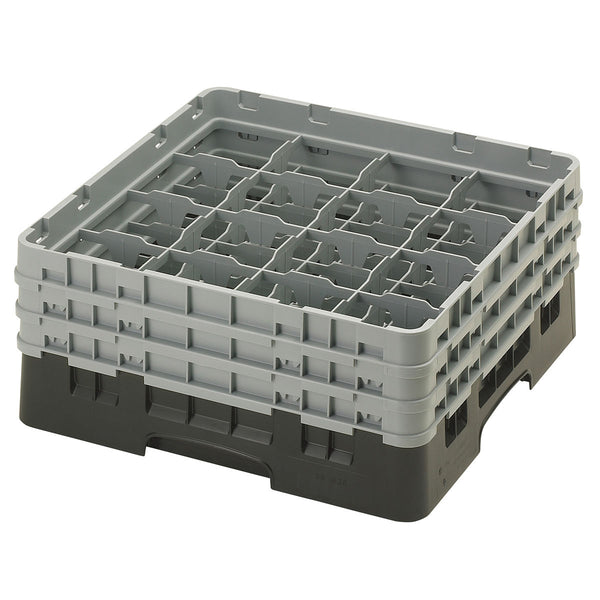 H174mm Black 16 Compartment Camrack