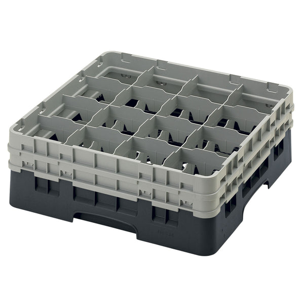 H155mm Black 16 Compartment Camrack